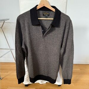 J. Crew Cashmere collared sweater polo